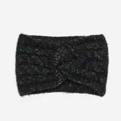 Eram Chapeaux, Bonnets & Casquettes^Headband en tricot torsadé NOIR