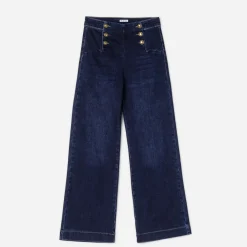 Texto Pantalons & Jeans^Jean brut à pont BLEU