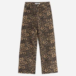 Texto Pantalons & Jeans^Jean à imprimé léopard MARRON