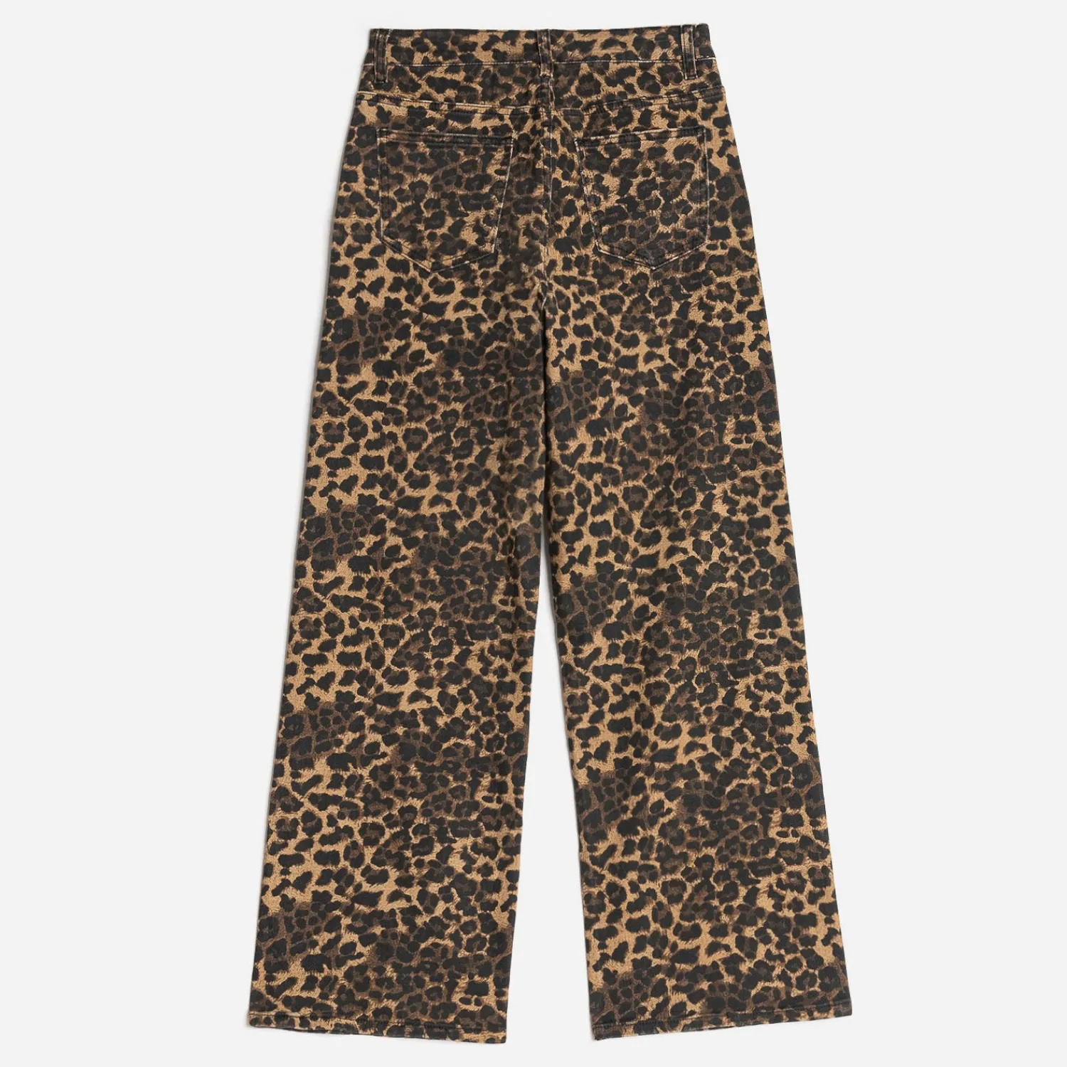 Texto Pantalons & Jeans^Jean à imprimé léopard MARRON