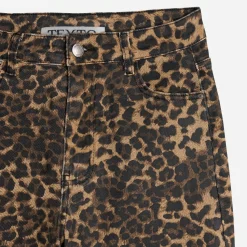 Texto Pantalons & Jeans^Jean à imprimé léopard MARRON