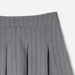 Texto Jupes^Jupe de tailleur e rayures tennis GRIS