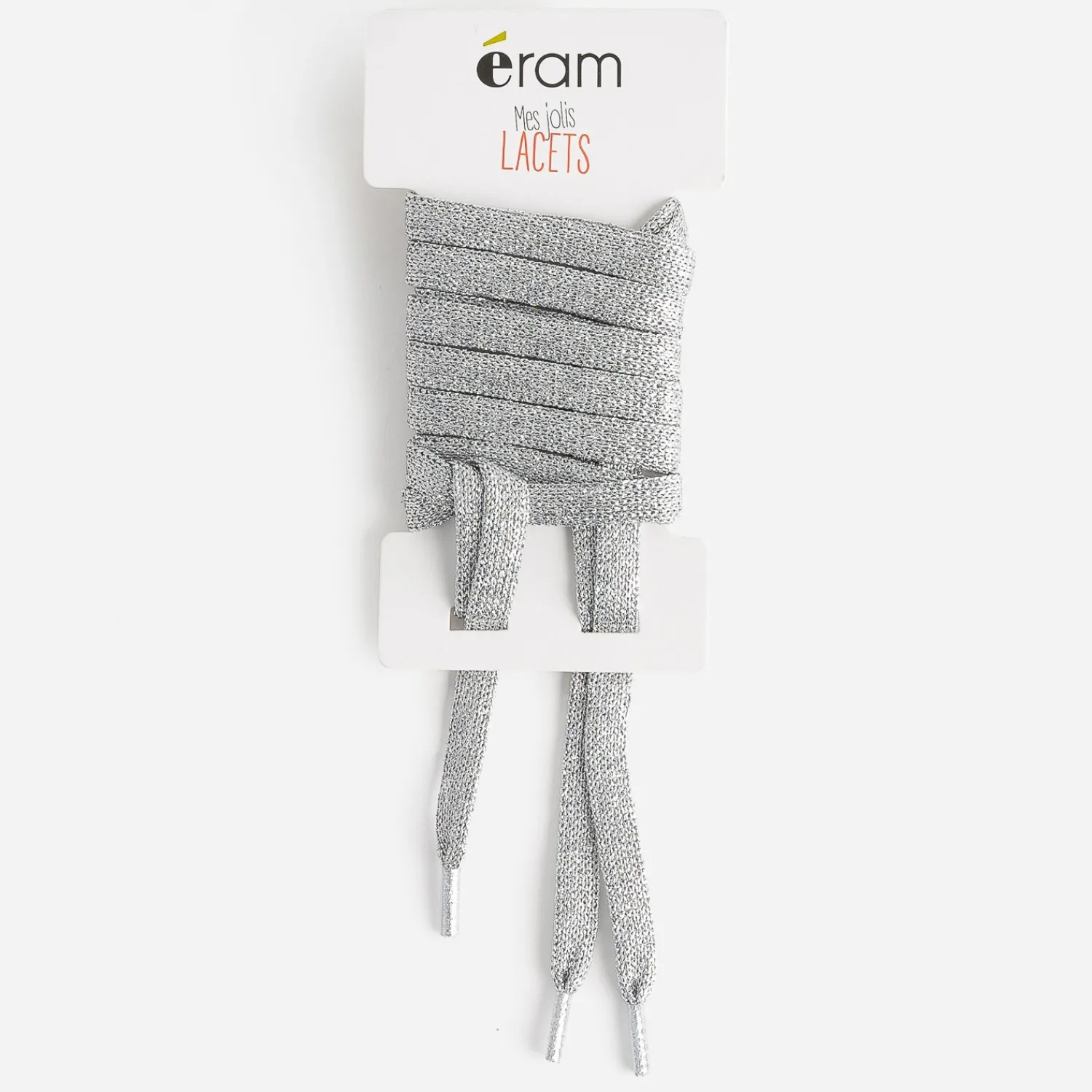 Eram Lacets|Autres Accessoires^Lacets plats enduits és ARGENT