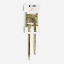 Eram Lacets|Accessoires^Lacets ronds pailletés dorés KAKI