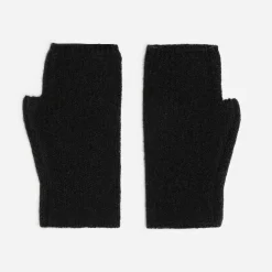 Texto Gants & Parapluie^Mitaines es tricot décor strass NOIR