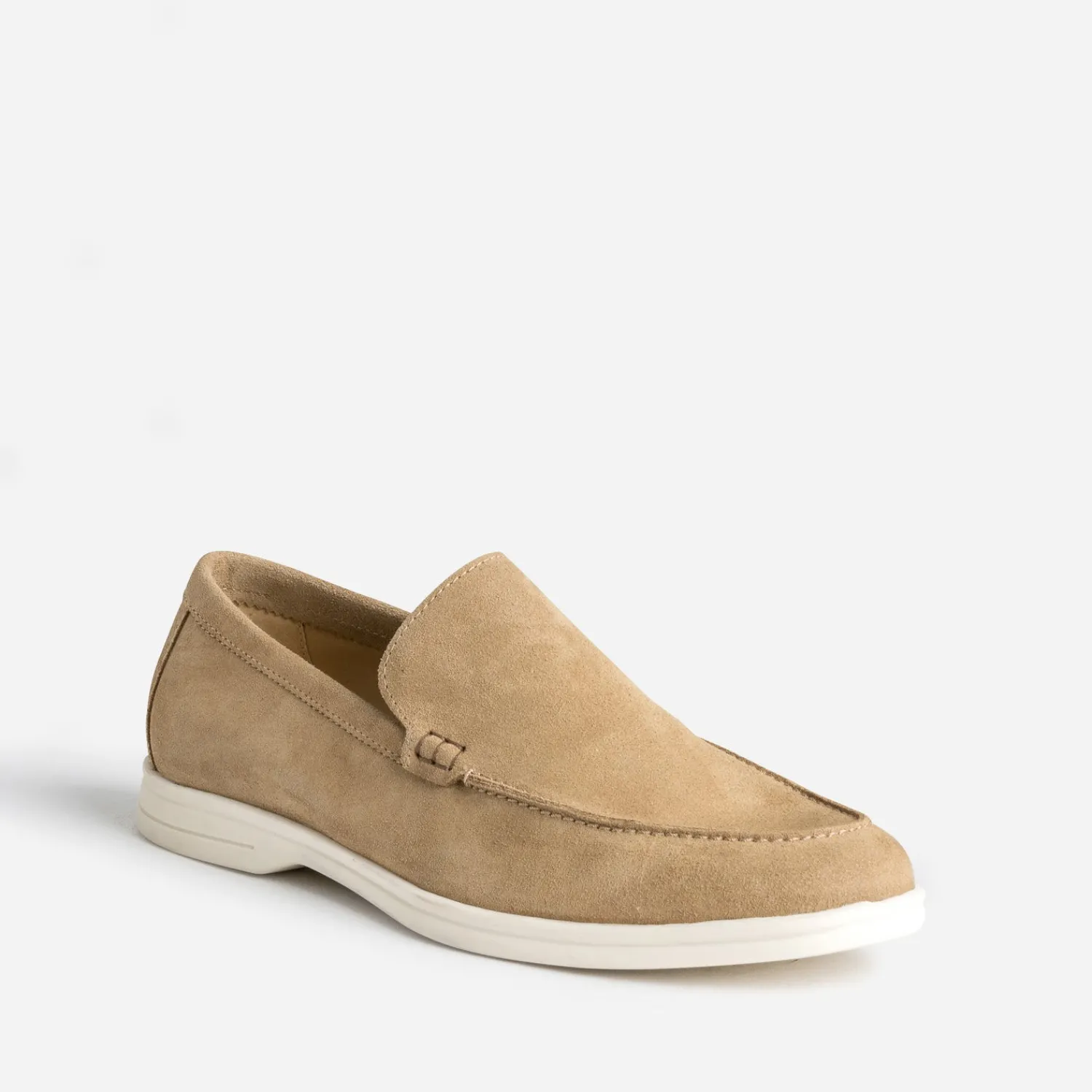 Eram Mocassins^Mocassin cuir velours BEIGE