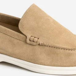 Eram Mocassins^Mocassin cuir velours BEIGE