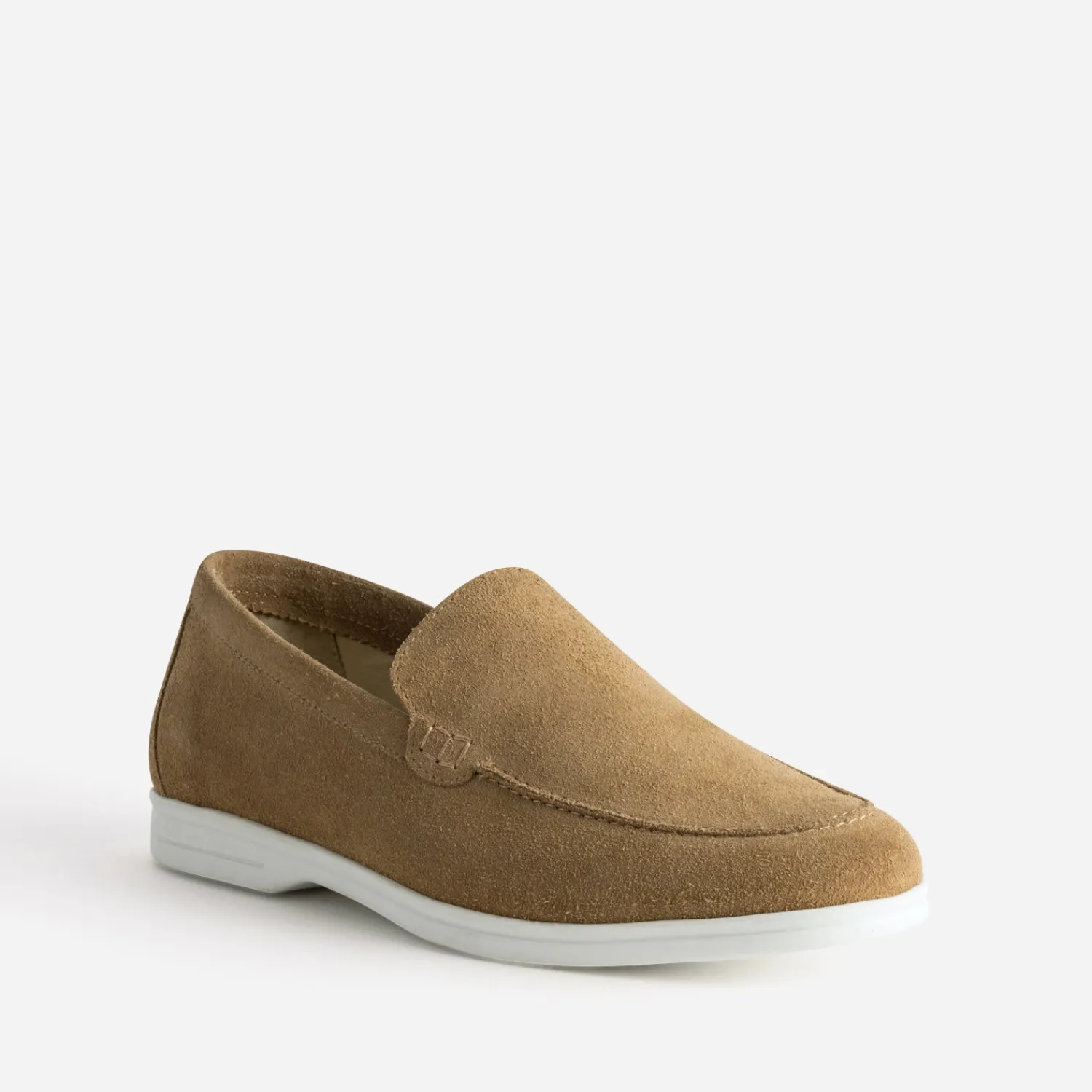 Eram Mocassins^Mocassin cuir velours BEIGE