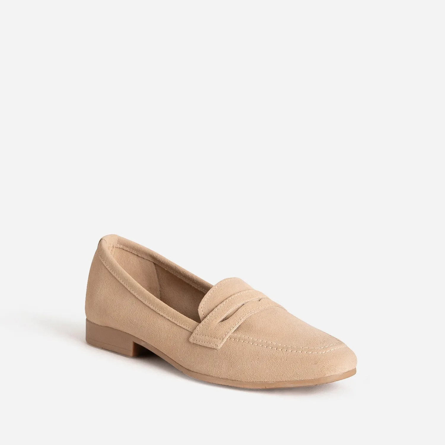 Eram Mocassins/Slippers^Mocassin cuir velours BEIGE