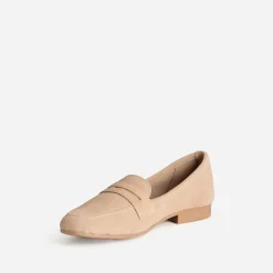 Eram Mocassins/Slippers^Mocassin cuir velours BEIGE