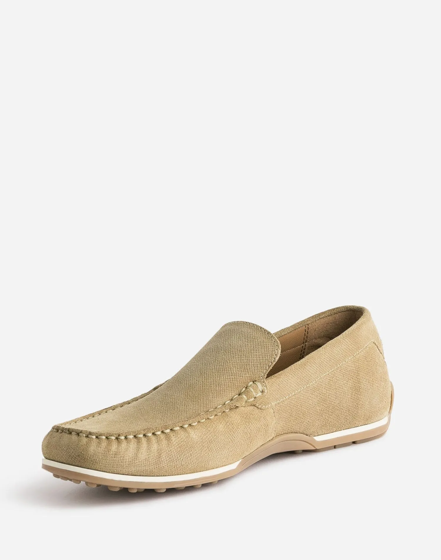 Eram Mocassins^Mocassin en cuir velours BEIGE