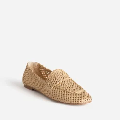 Eram Mocassins/Slippers^Mocassin tressage ajouré BEIGE