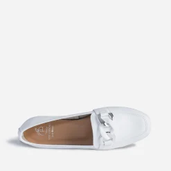 Eram Mocassins/Slippers^Mocassin éco-conçu en cuir BLANC