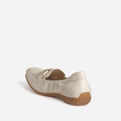 Caprice Mocassins/Slippers^Mocassin beige clair cuir ECRU