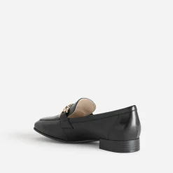 Caprice Mocassins/Slippers^Mocassin en cuir NOIR