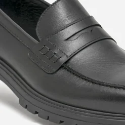 Eram Mocassins|Chaussures De Ville^Mocassin éco-conçu en cuir NOIR
