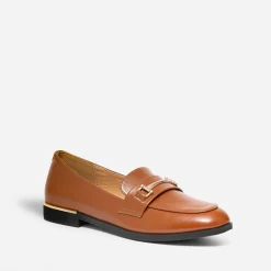 Eram Mocassins/Slippers^Mocassin cognac détails dorés MARINE