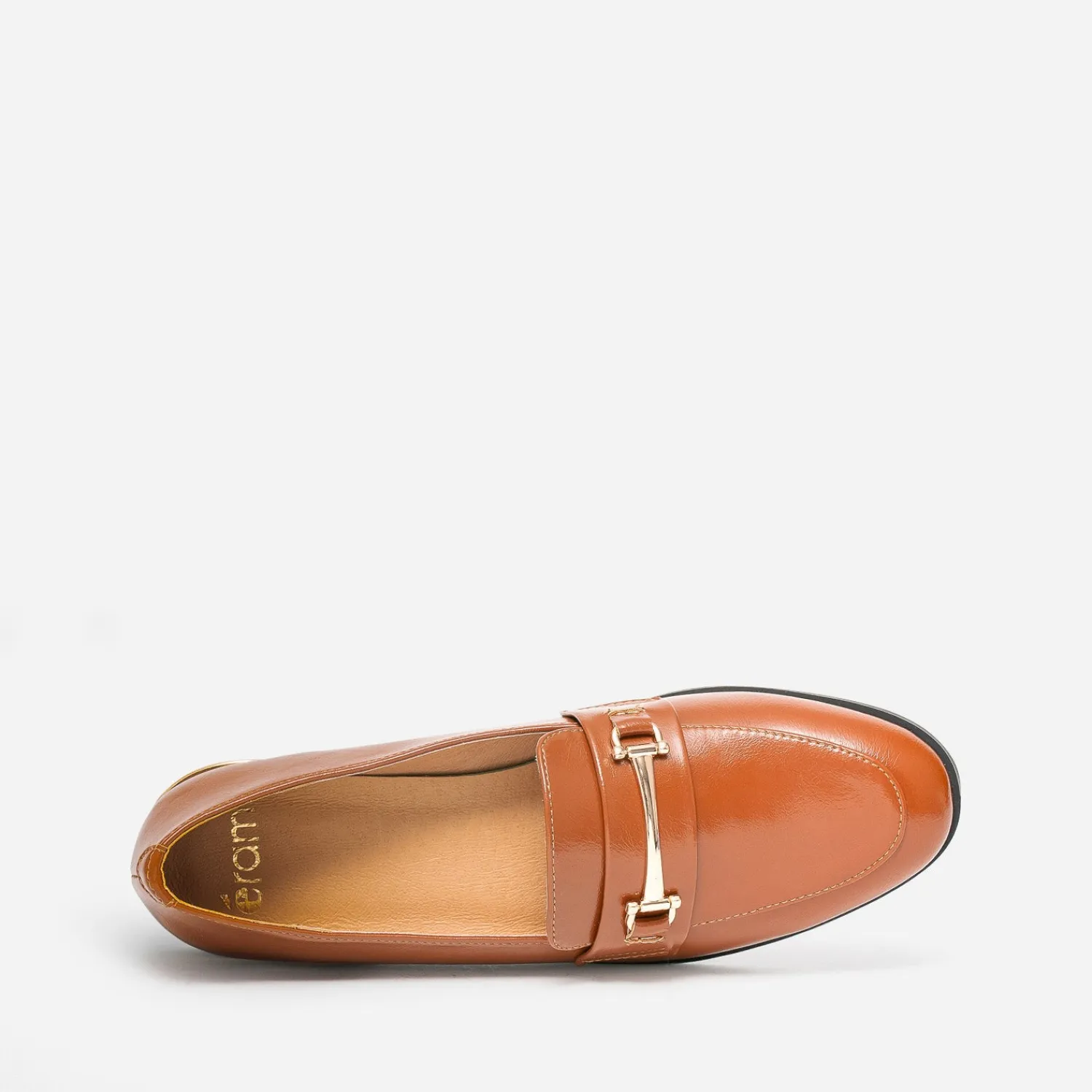 Eram Mocassins/Slippers^Mocassin cognac détails dorés MARINE