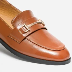Eram Mocassins/Slippers^Mocassin cognac détails dorés MARINE