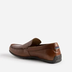Eram Mocassins^Mocassin en cuir COGNAC