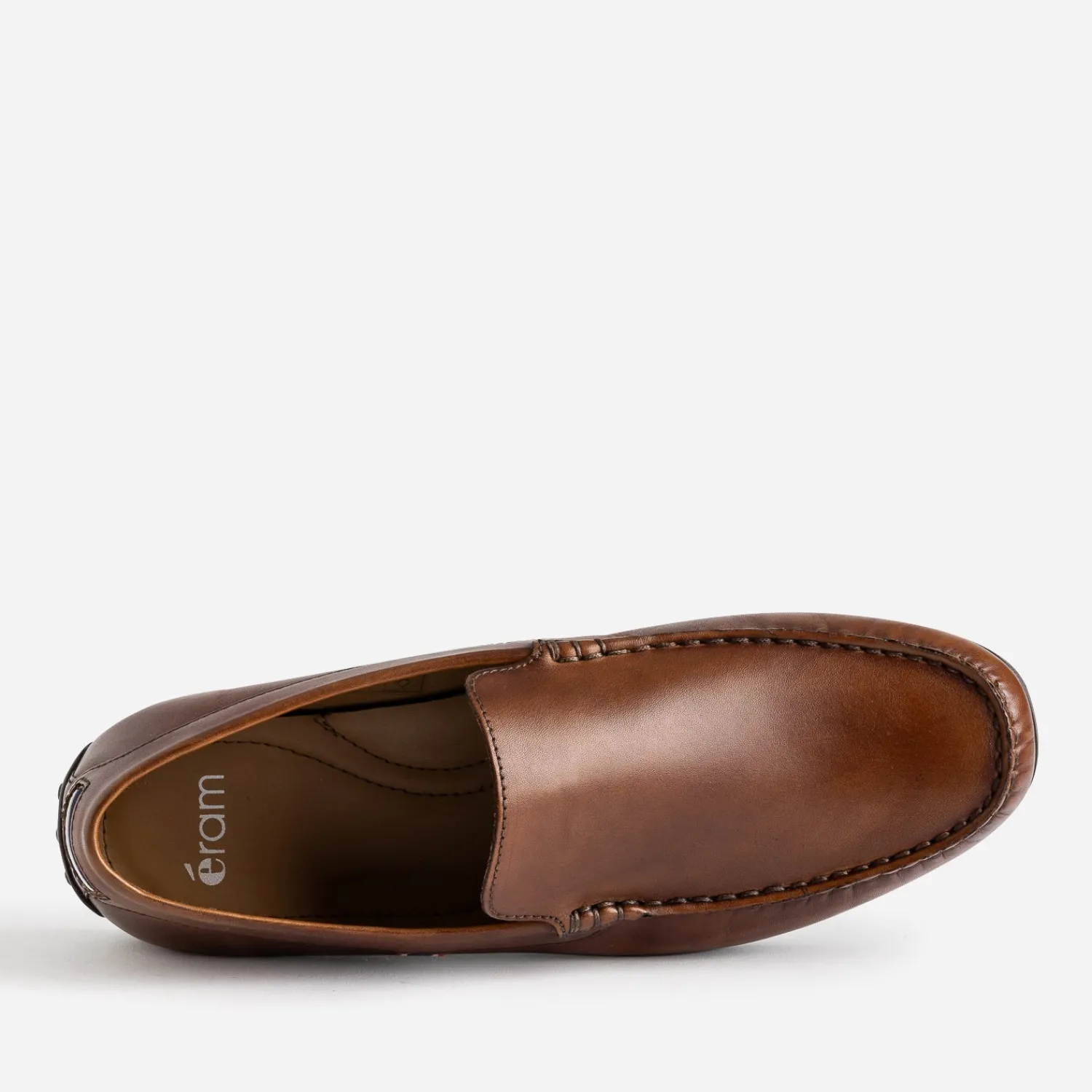 Eram Mocassins^Mocassin en cuir COGNAC