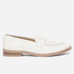 Eram Flex Mocassins/Slippers^Mocassin écru cuir verni BEIGE CLAIR