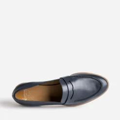 Eram Flex Mocassins/Slippers^Mocassin en cuir MARINE