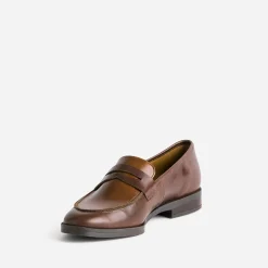 Eram Flex Mocassins/Slippers^Mocassin foncé en cuir MARRON