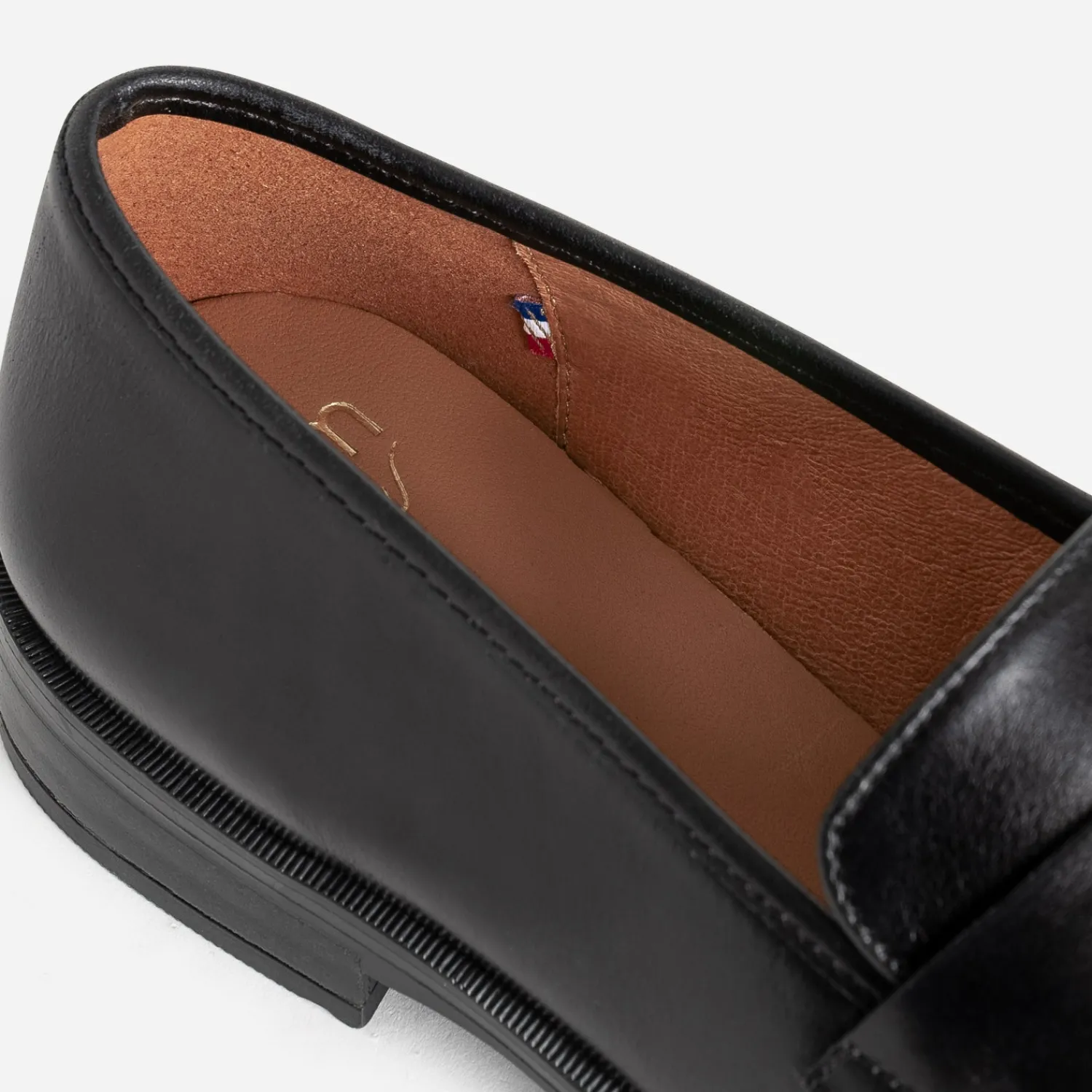 Eram Flex Mocassins/Slippers^Mocassin en cuir NOIR