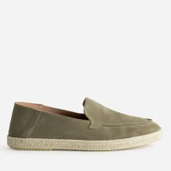 Eram Espadrilles^Mocassin cuir velours semelle corde KAKI
