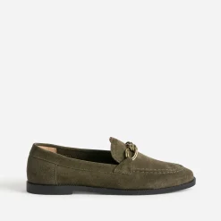 Eram Mocassins/Slippers^Mocassin cuir velours KAKI