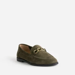 Eram Mocassins/Slippers^Mocassin cuir velours KAKI