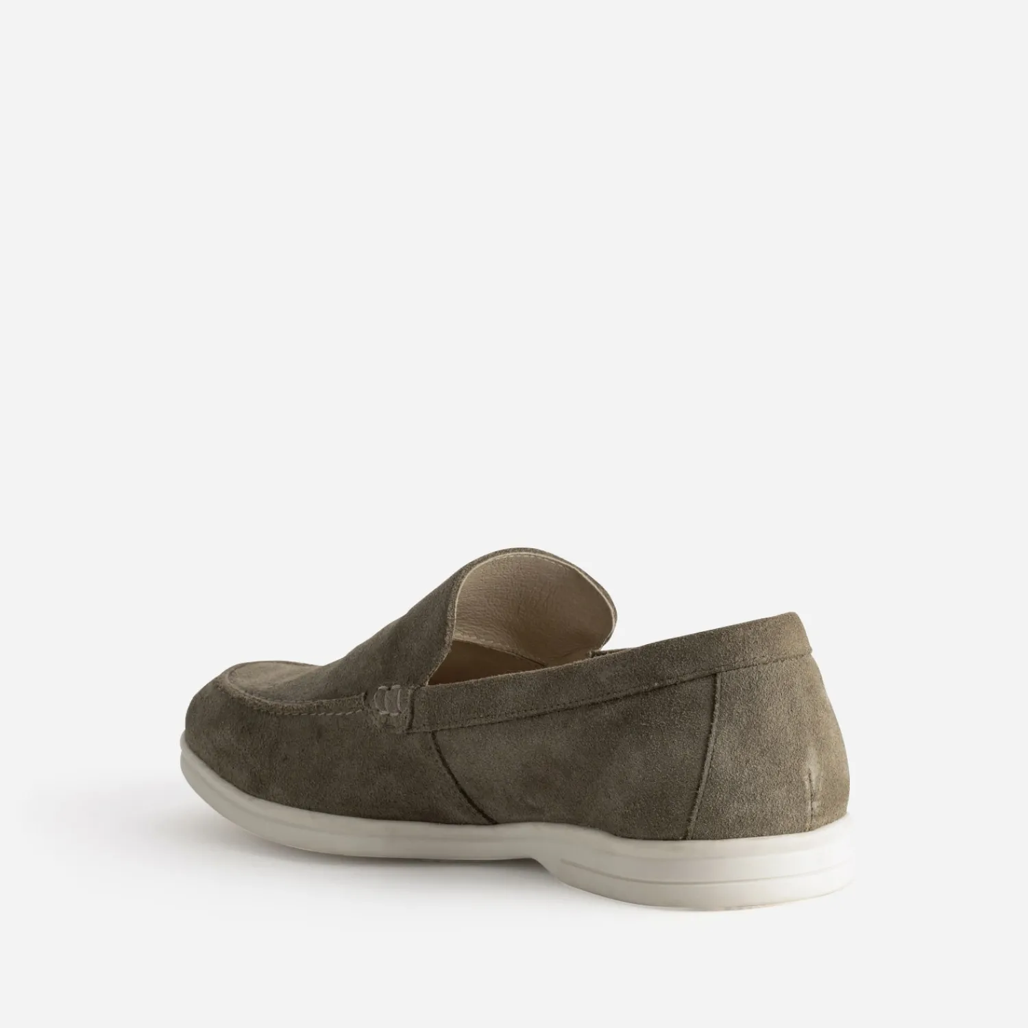 Eram Mocassins^Mocassin cuir velours KAKI