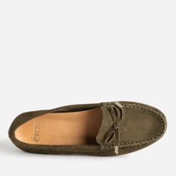 Eram Mocassins/Slippers^Mocassin en cuir velours éco-conçu KAKI
