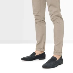 Eram Mocassins^Mocassin cuir velours MARINE
