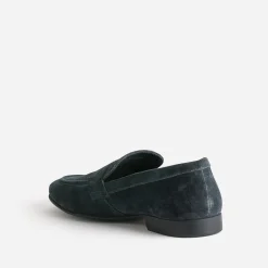 Eram Mocassins^Mocassin cuir velours MARINE