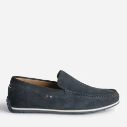 Eram Mocassins^Mocassin en cuir velours MARINE