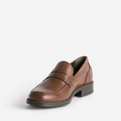 Eram Mocassins|Chaussures De Ville^Mocassin marron foncé cuir COGNAC