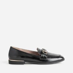 Eram Mocassins/Slippers^Mocassin barrette dorée NOIR
