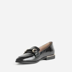 Eram Mocassins/Slippers^Mocassin barrette dorée NOIR
