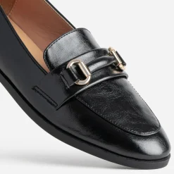 Eram Mocassins/Slippers^Mocassin barrette dorée NOIR