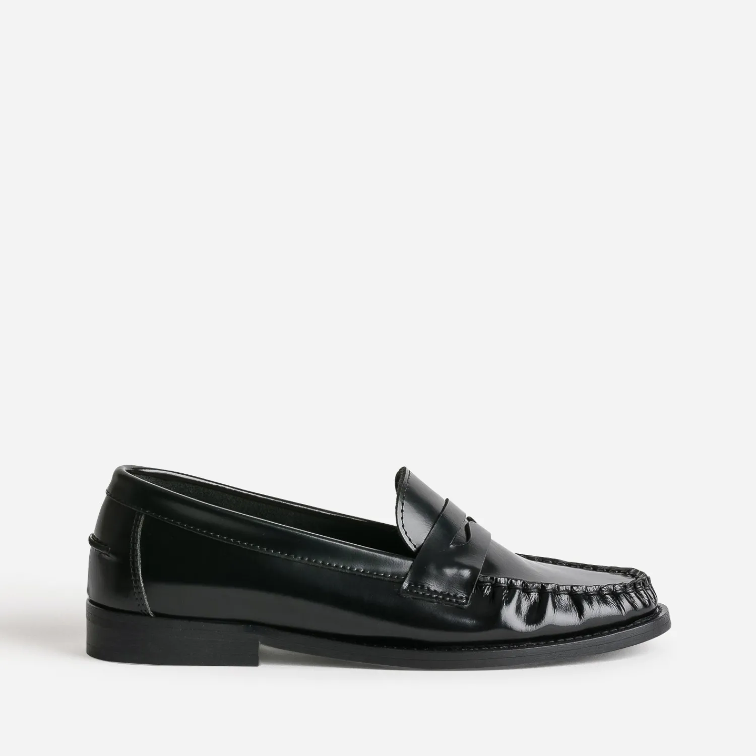 Eram Mocassins/Slippers^Mocassin cuir glacé NOIR