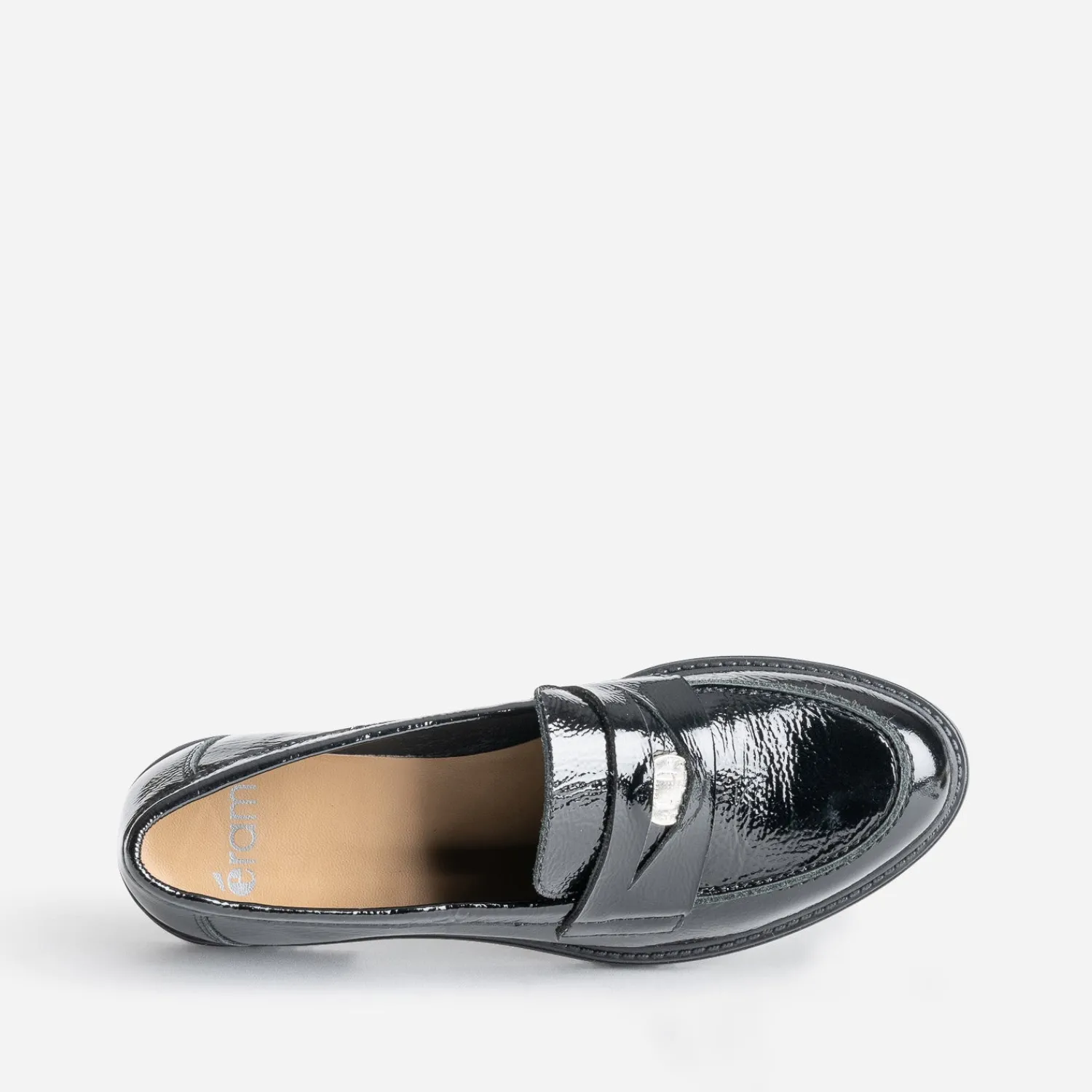 Eram Mocassins/Slippers^Mocassin cuir verni NOIR