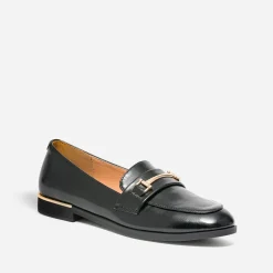 Eram Mocassins/Slippers^Mocassin détails dorés NOIR