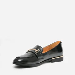 Eram Mocassins/Slippers^Mocassin détails dorés NOIR