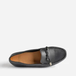 Caprice Mocassins/Slippers^Mocassin en cuir NOIR