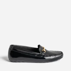 Eram Mocassins/Slippers^Mocassin en cuir verni NOIR