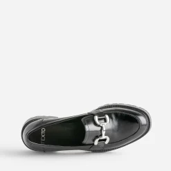 Texto Mocassins/Slippers^Mocassin à maxi mors NOIR