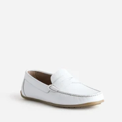 Eram Mocassins^Mocassin-bateau cuir BLANC