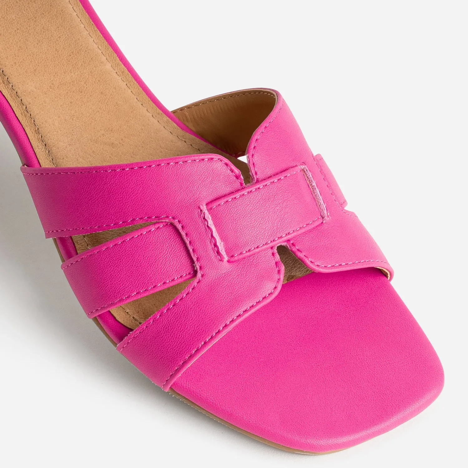 Texto Mules/Tongs^Mule à talon ROSE
